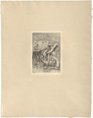 Lot 8244, Auction  126, Renoir, Auguste, Le chapeau épinglé (La fille de Berthe Morisot et sa cousine) 3e planche