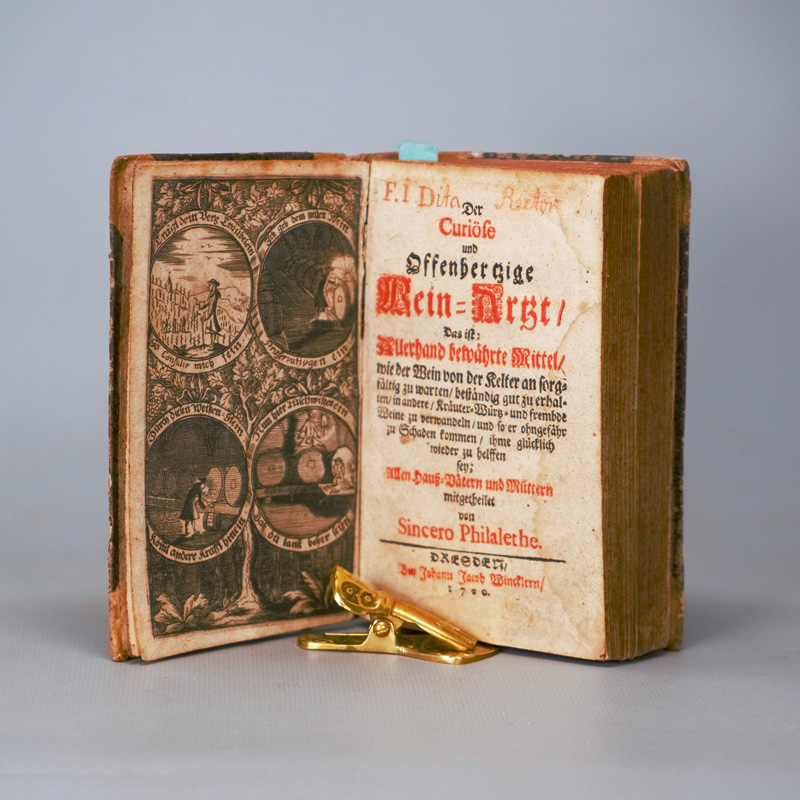 Lot 394, Auction  126, Knohll, Johann Paul, Der curiöse und offenhertzige Wein-Artzt