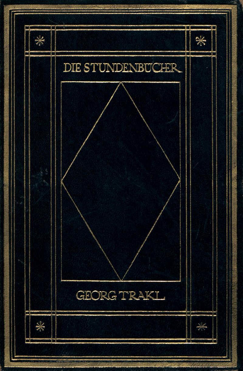 Lot 3104, Auction  126, Trakl, Georg und Ernst Ludwig Presse, Der Herbst des Einsamen