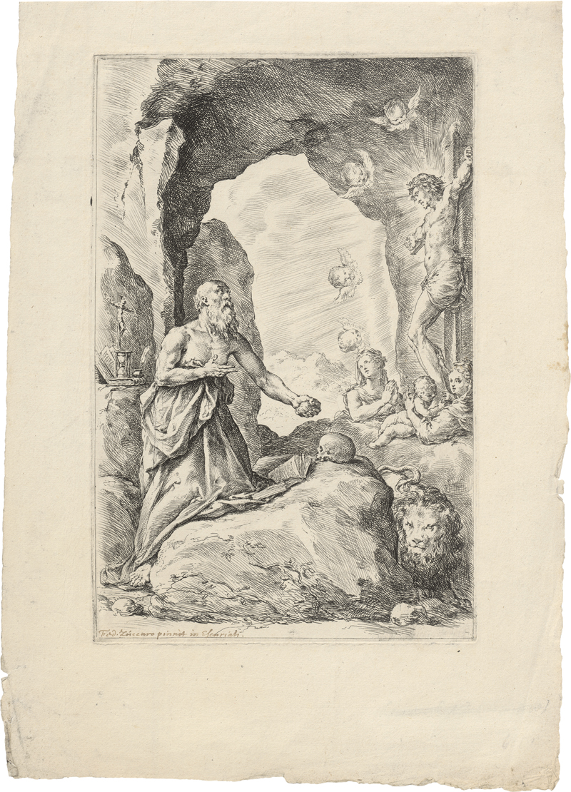 Lot 5023, Auction 126, Bisschop, Jan de, Die Vison des hl. Hieronymus