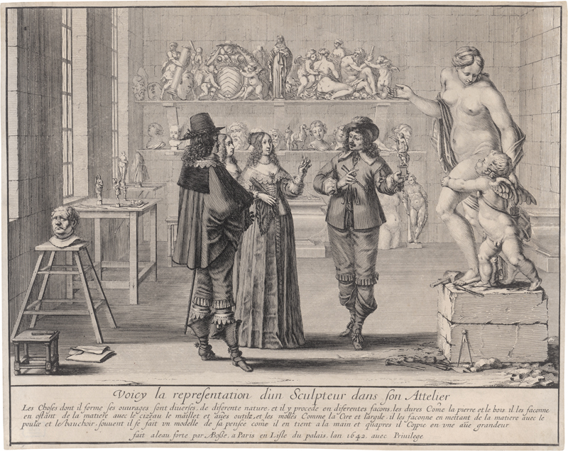 Lot 5035, Auction  126, Bosse, Abraham, Der Bildhauer in seinem Atelier