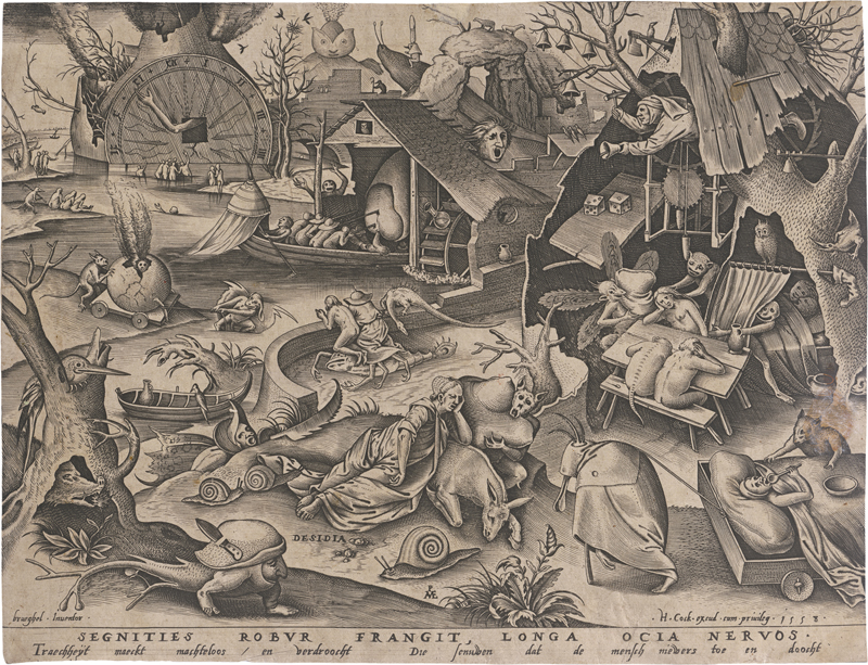 Lot 5041, Auction  126, Bruegel d. Ä., Pieter - nach, Desidia - Trägheit