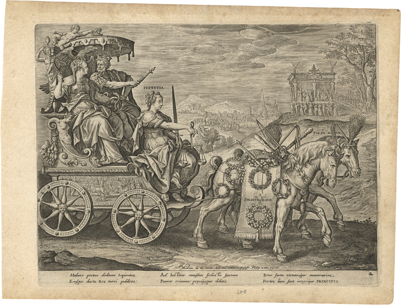 Lot 5066, Auction  126, Collaert, Adriaen, Die göttliche Bestimmung der drei Stände