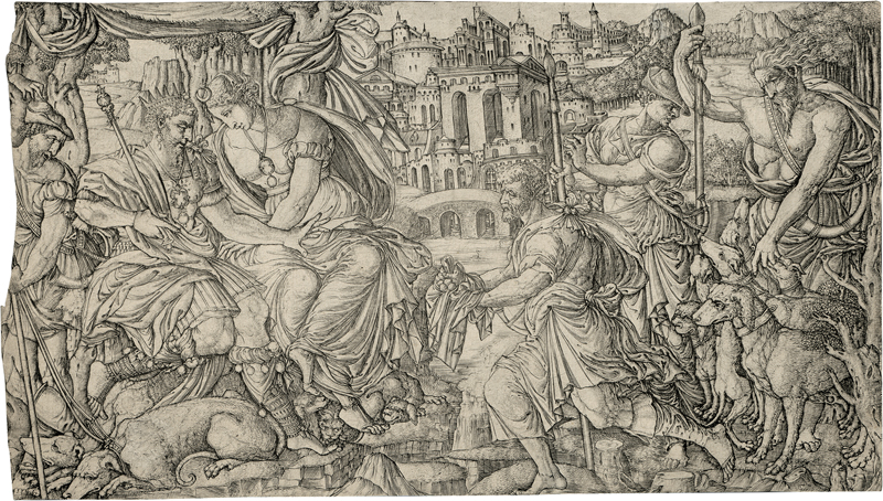 Lot 5115, Auction 126, Duvet, Jean, Ein König und Diana empfangen Jäger