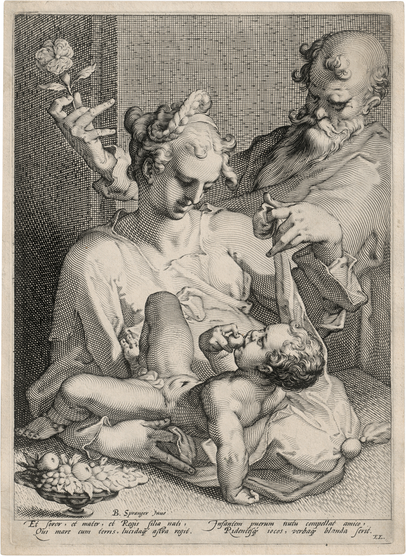 Lot 5153, Auction 126, Jode II, Pieter de, Die hl. Familie mit der Rose