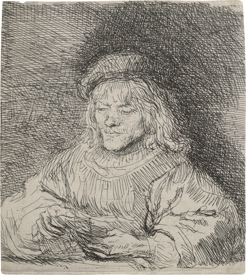 Lot 5201, Auction 126, Rembrandt Harmensz. van Rijn, Der Kartenspieler
