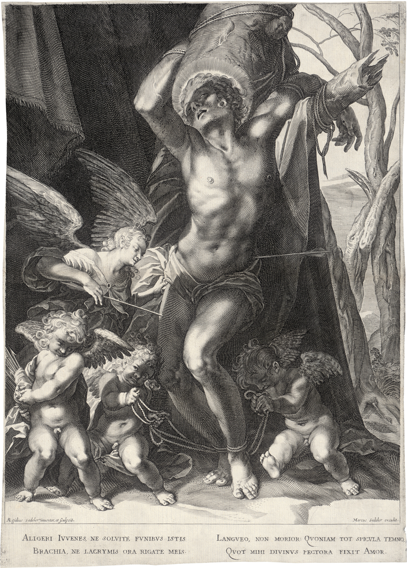 Lot 5221, Auction  126, Sadeler II, Aegidius, Der hl. Sebastian