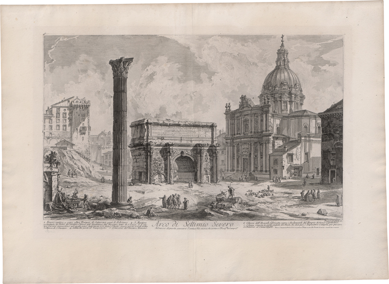 Lot 5322, Auction  126, Piranesi, Giovanni Battista, Arco di Settimo Severo