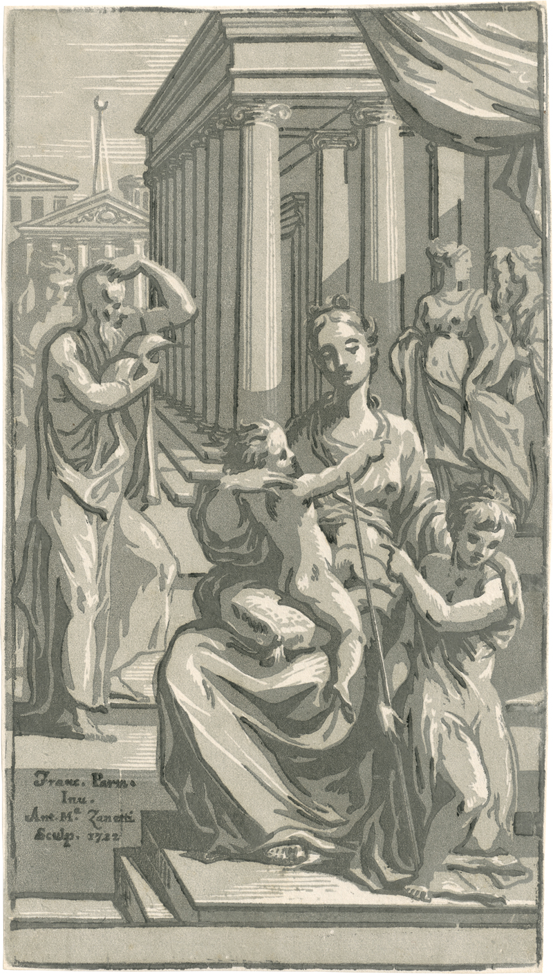 Lot 5345, Auction 126, Zanetti, Anton Maria, Die Madonna mit dem Kind und dem Johannesknaben