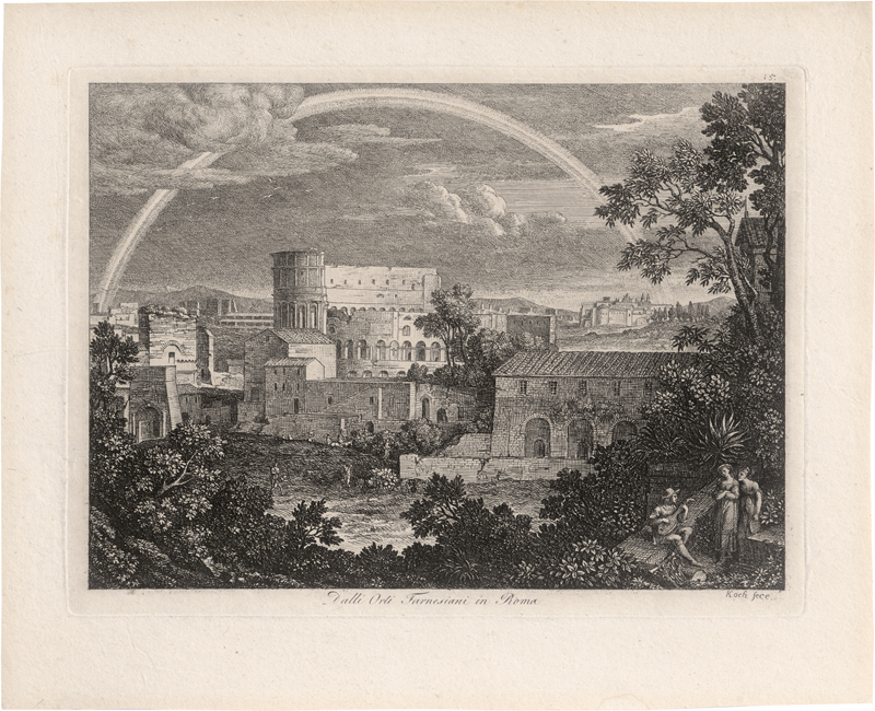 Lot 5389, Auction 126, Koch, Joseph Anton, Römische Ansichten