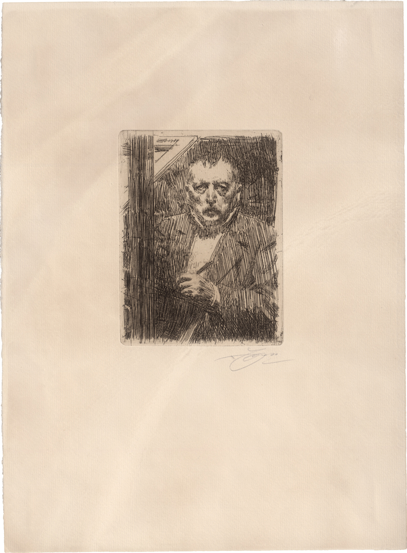 Lot 5415, Auction 126, Zorn, Anders, Selbstbildnis 1911
