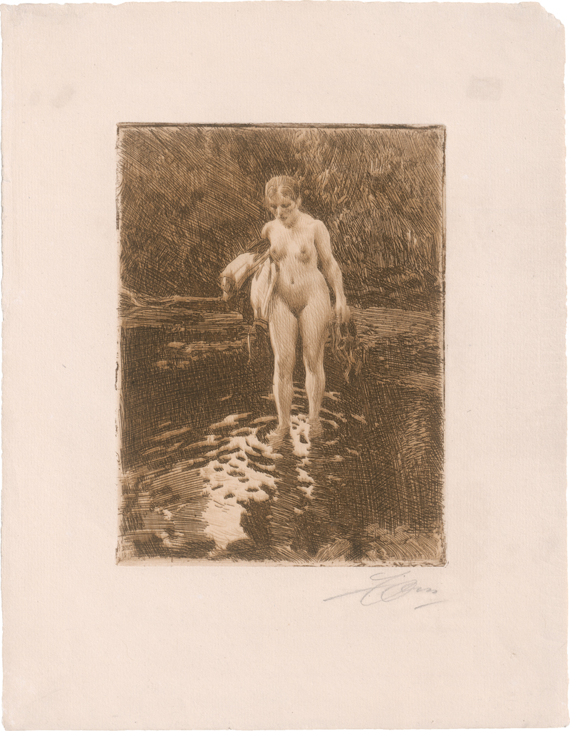 Lot 5417, Auction 126, Zorn, Anders, Die Furt