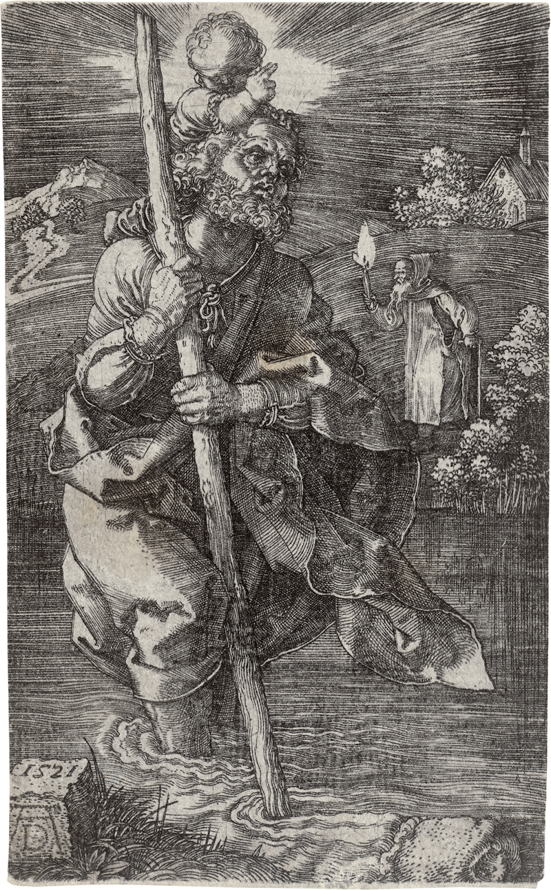 Lot 5535, Auction  126, Dürer, Albrecht, Der hl. Christophorus
