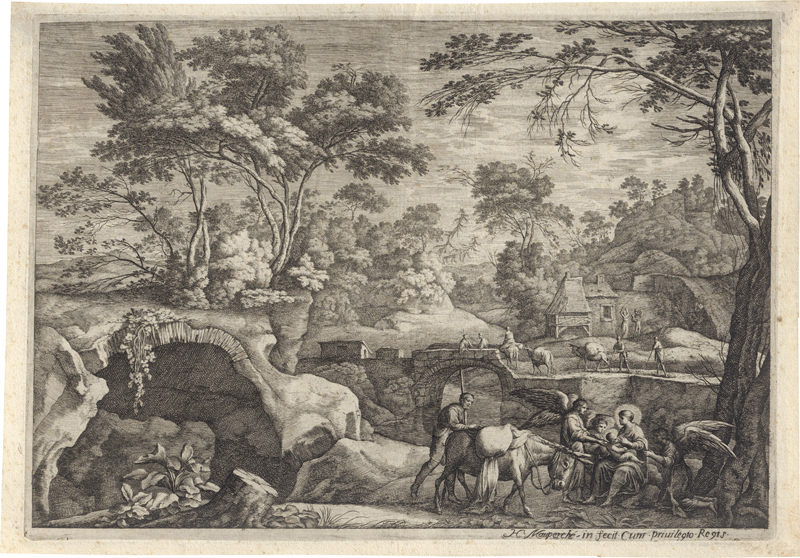 Lot 5624, Auction 126, Mauperché, Henri, Die Flucht nach Ägypten