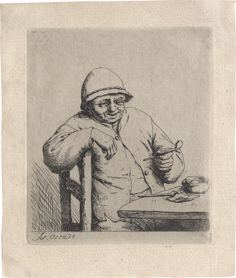 Lot 5635, Auction  126, Ostade, Adriaen van, Der lächelnde Raucher