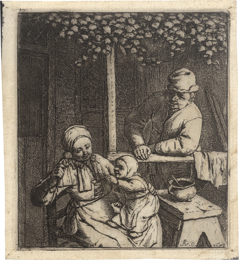 Lot 5637, Auction 126, Ostade, Adriaen van, Die verlangte Puppe