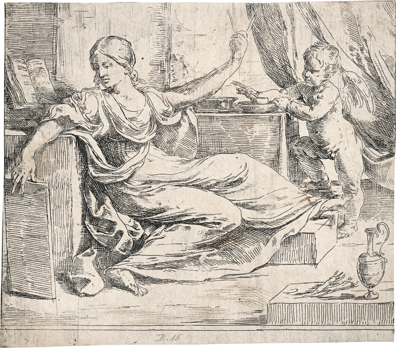 Lot 5683, Auction 126, Reni, Guido, Die Allegorie der Gelehrsamkeit