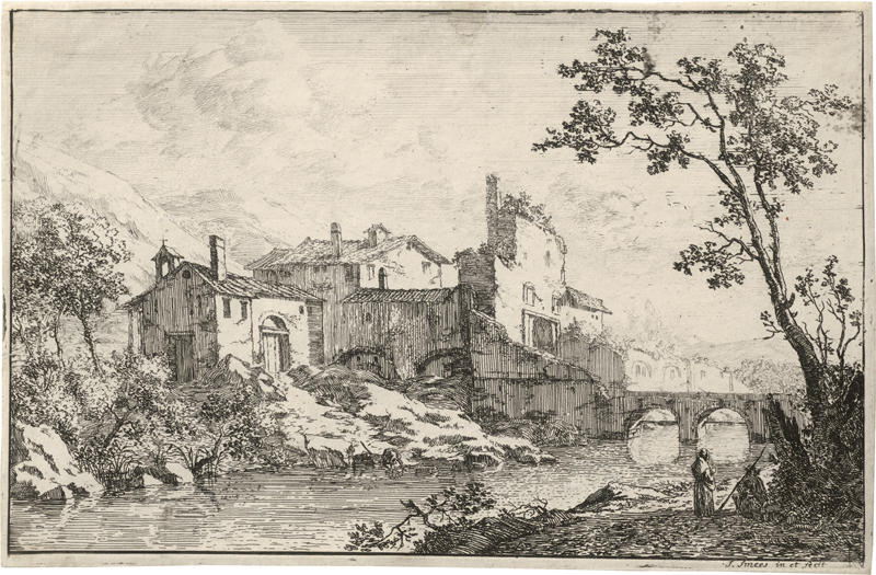 Lot 5697, Auction 126, Smees, Jan, Die Gehöftruine am Wasser