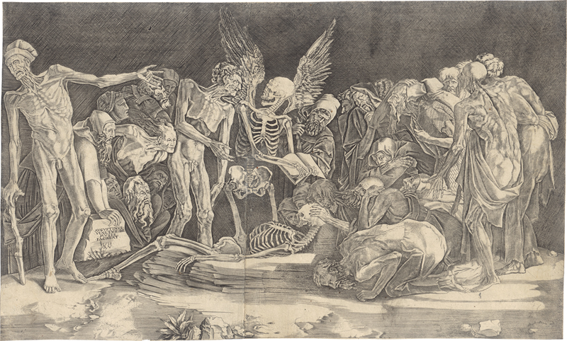 Lot 5707, Auction  126, Veneziano, Agostino, Die Skelette