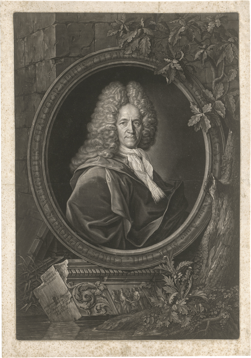 Lot 5711, Auction 126, Vogel, Bernhard, Bildnis des Kupferstechers Christoph Weigel