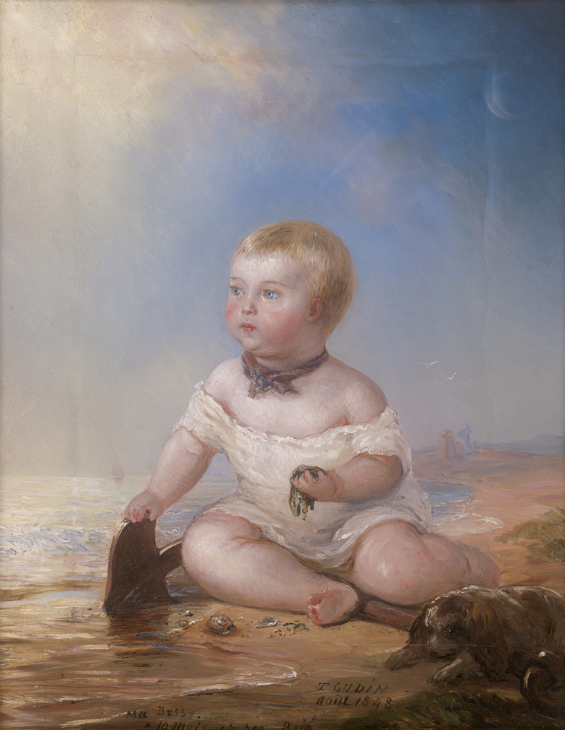 Lot 6055, Auction 126, Gudin, Théodore, Die Tochter des Künstlers Elisabeth am Strand