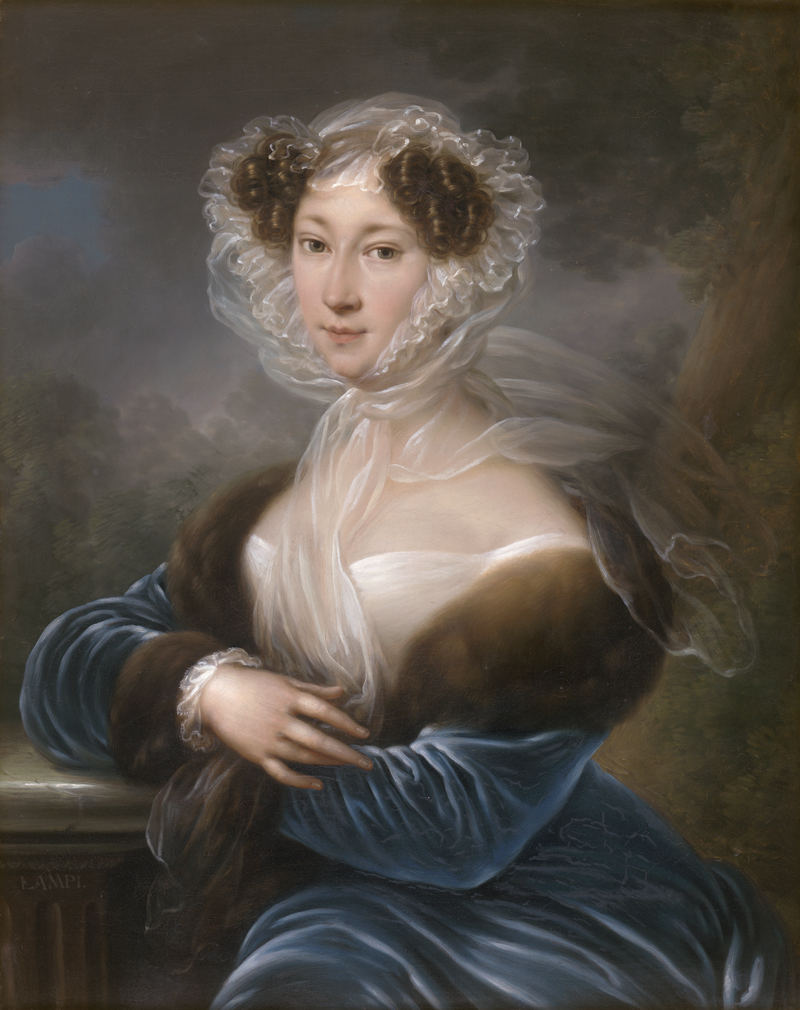 Lot 6056, Auction 126, Lampi, Franz Xaver von, Bildnis der Karolina Beata Hauke-Bosak