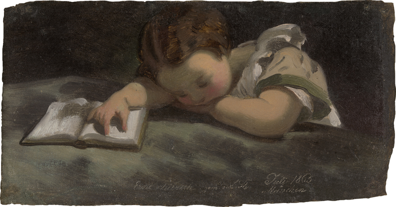 Lot 6073, Auction 126, Thiersch, Ludwig, Die Tochter des Künstlers, schlafend