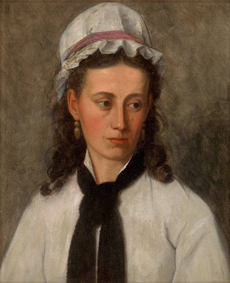 Lot 6160, Auction 126, Ilsted, Peter, Bildnis einer jungen Frau mit Haube