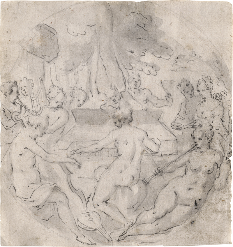 Lot 6507, Auction  126, Rottenhammer, Johann, Umkreis. Die neun Musen