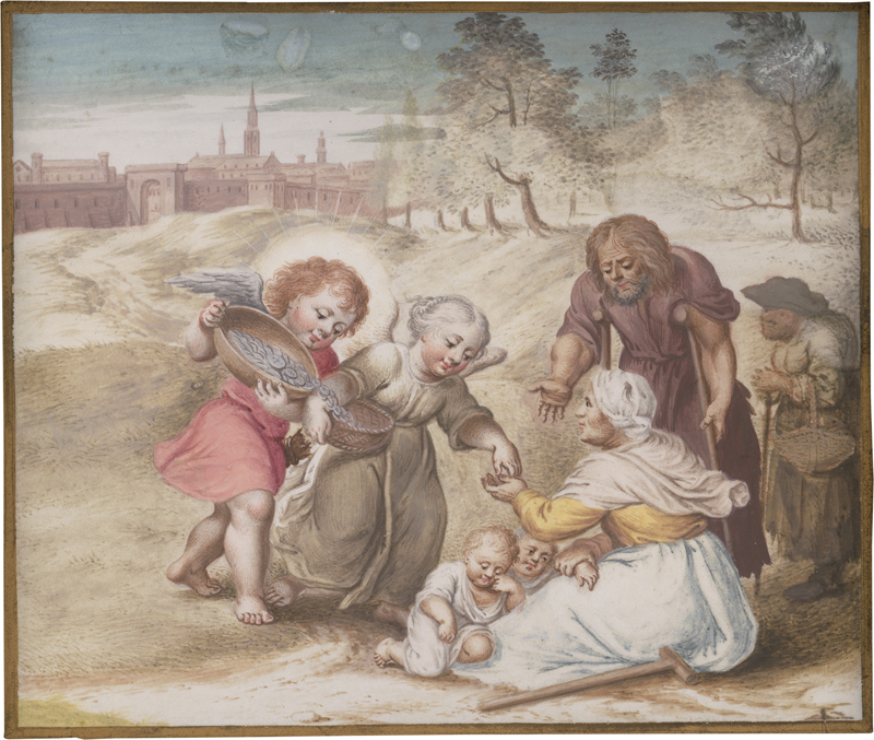 Lot 6536, Auction 126, Flämisch, 17. Jh. Zwei emblematische Darstellungen