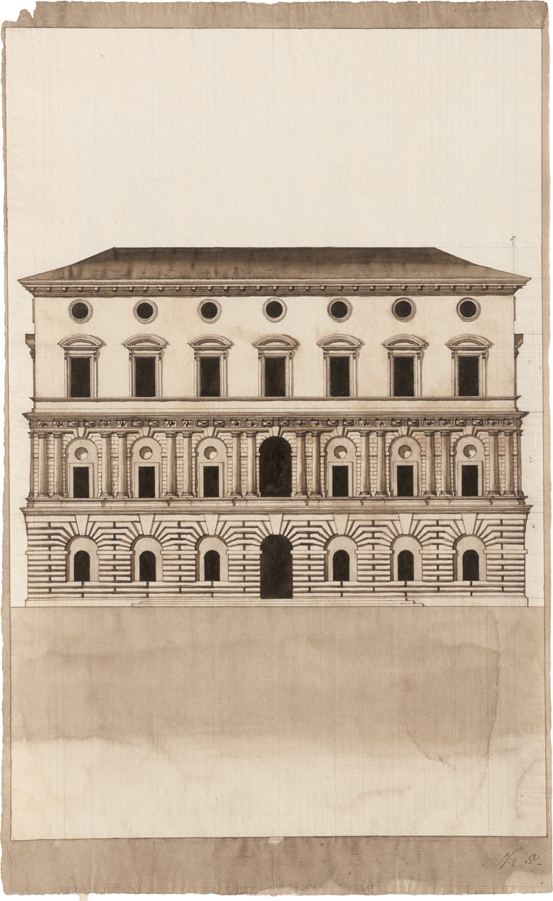 Lot 6550, Auction  126, Deutsch, um 1800. Entwürfe zu Palazzi und Villen im Stil der italienischen Renaissance