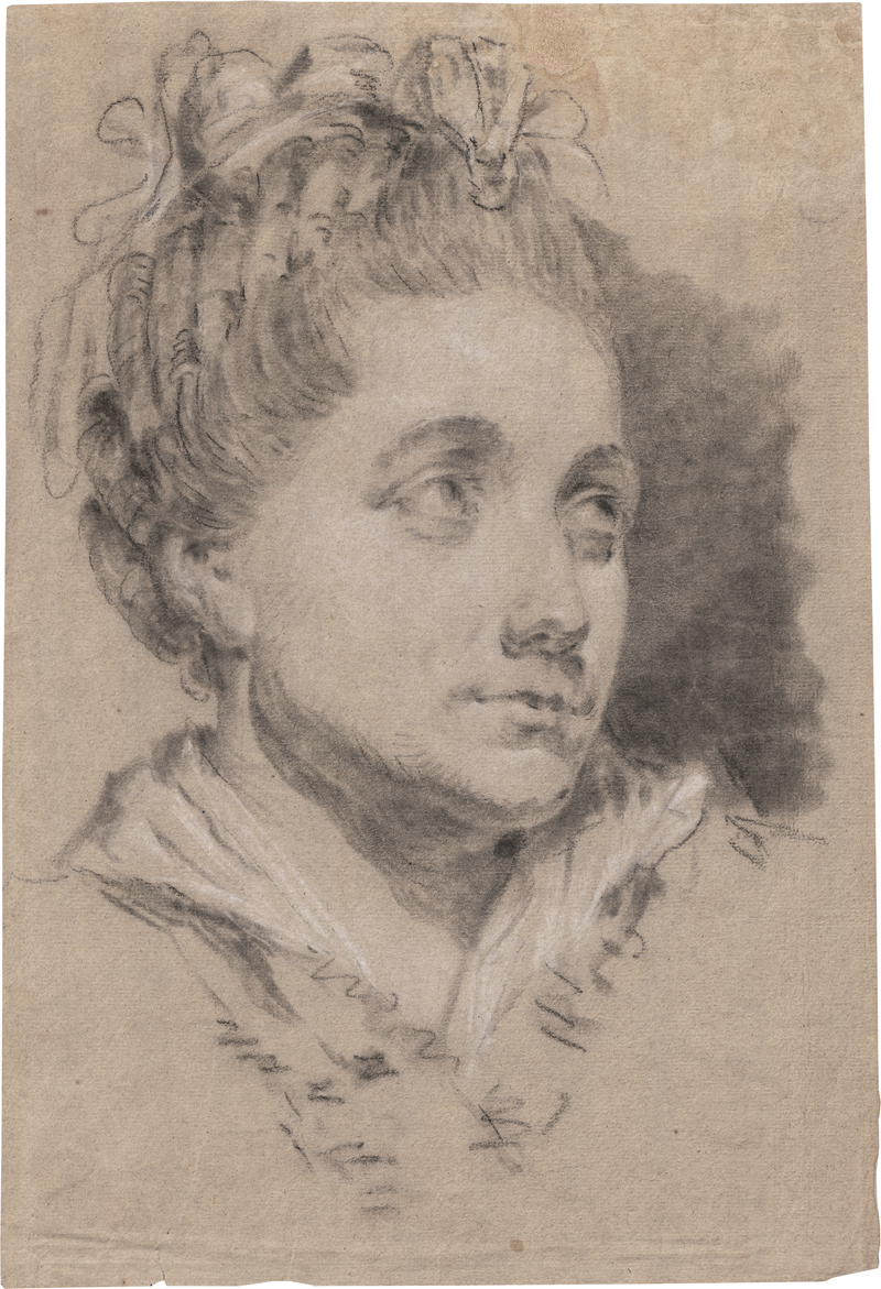 Lot 6594, Auction 126, Schenau, Johann Eleazar, Mädchenkopf mit Bändern im Haar