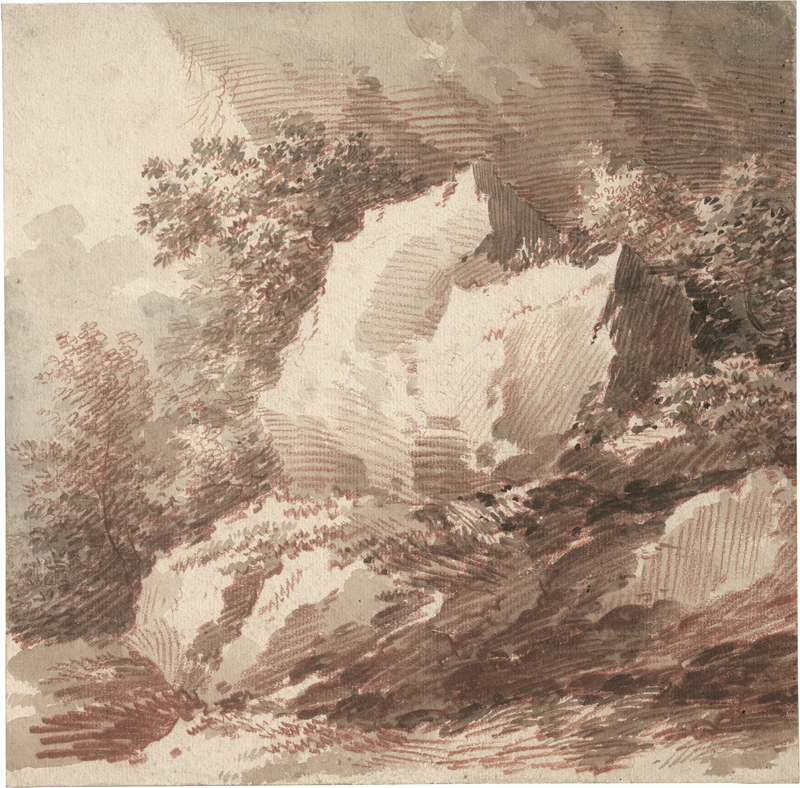 Lot 6630, Auction  126, Constantin, Jean-Antoine, Studie einer Felsformation