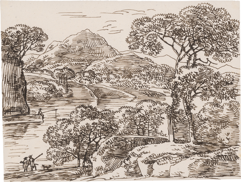 Lot 6672, Auction 126, Kobell, Franz, Sammleralbum mit Landschaftszeichnungen