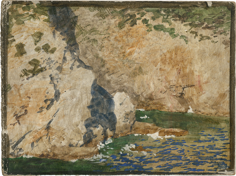 Lot 6745, Auction 126, Rothaug, Alexander, Felsige Küste Im Sonnenlicht