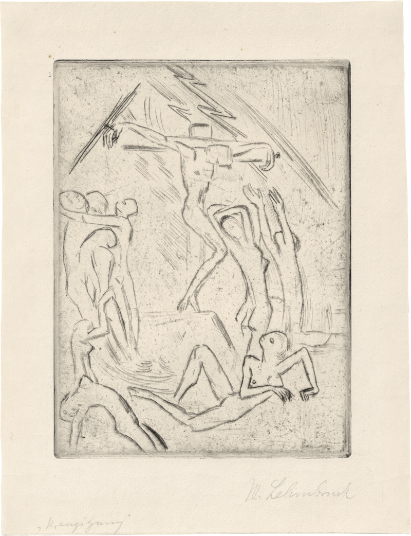 Lot 7046, Auction  126, Lehmbruck, Wilhelm, Kreuzigung