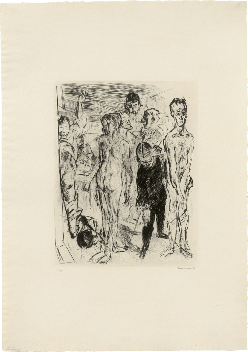 Lot 7069, Auction  126, Beckmann, Max, Musterung