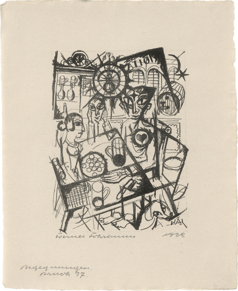 Lot 7074, Auction  126, Schramm, Werner, Begegnungen