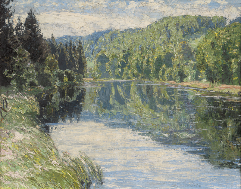 Lot 7084, Auction  126, Altenkirch, Otto, Waldweiher