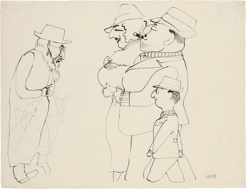 Lot 7094, Auction  126, Grosz, George, Street Scene, New York