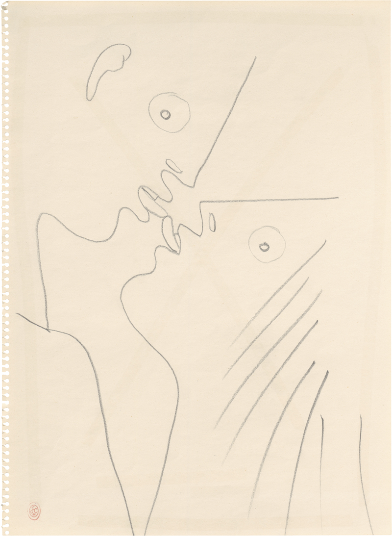 Lot 7155, Auction  126, Cocteau, Jean, Les amoureux