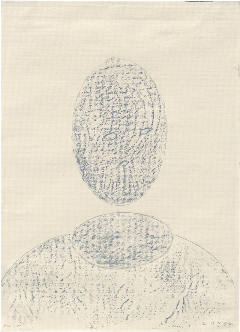 Lot 7176, Auction  126, Ernst, Max, Portrait (12. Mai 1974)