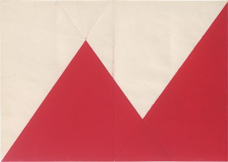 Lot 7199, Auction  126, Glöckner, Hermann, Rote Aufgipfelung vor weißem Grund