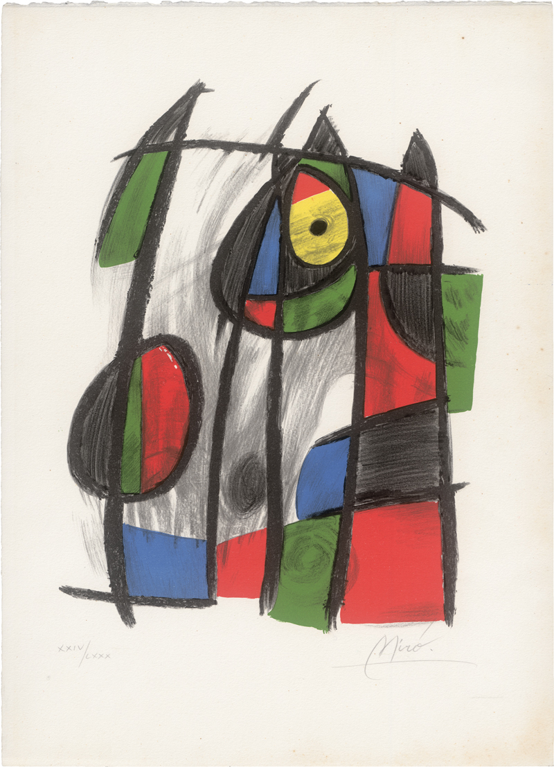 Lot 7212, Auction 126, Miró, Joan, Aus: Der Lithograph II