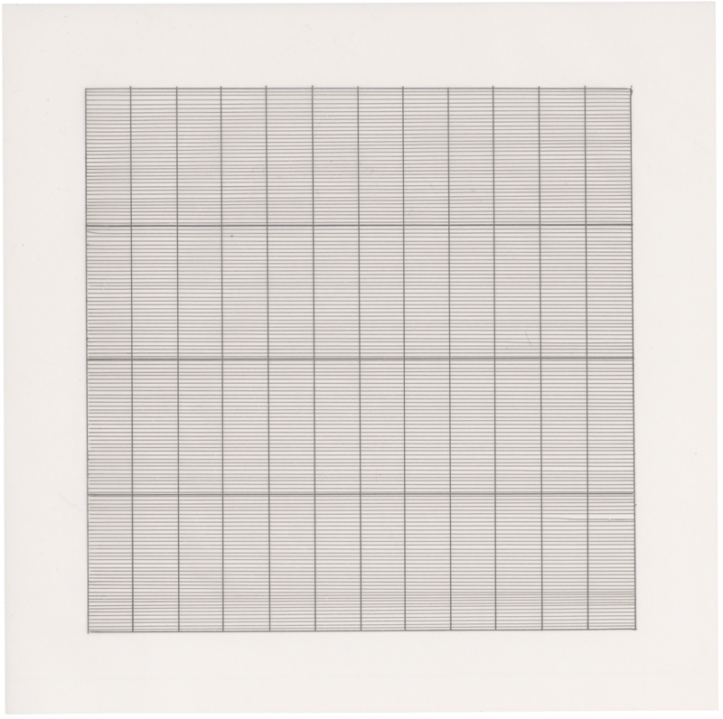 Lot 7252, Auction  126, Martin, Agnes, Paintings and drawings 1974-1990