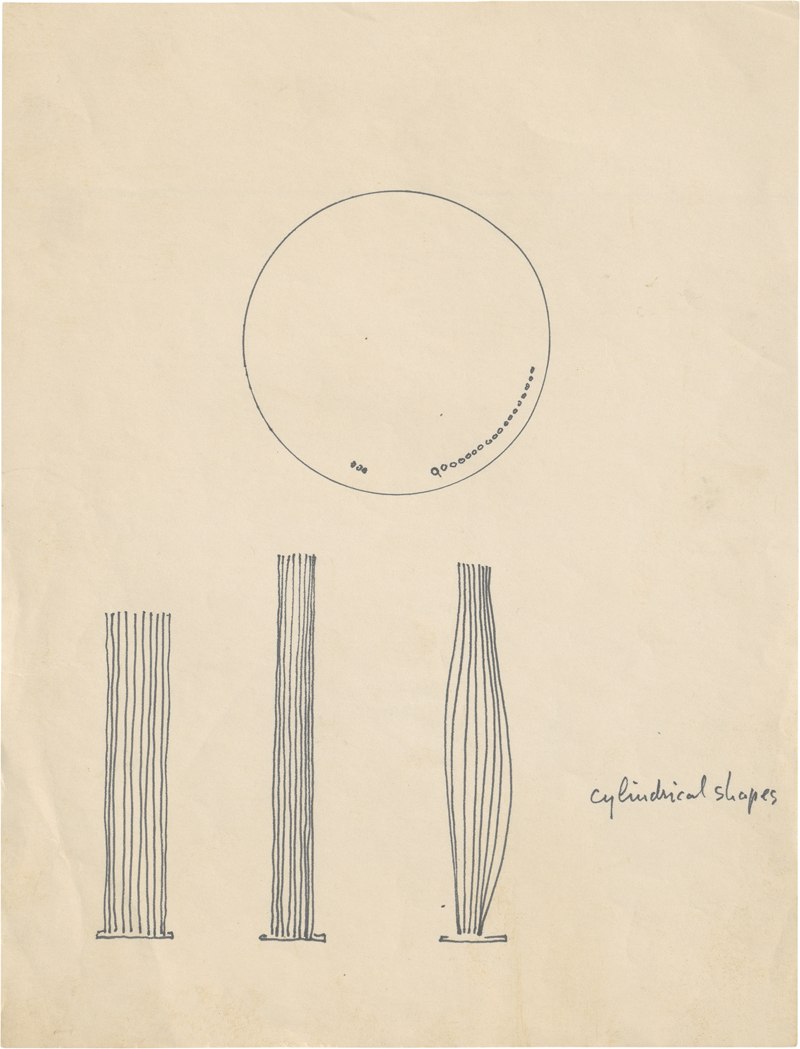 Lot 8037, Auction  126, Bertoia, Harry, Cylindrical shapes