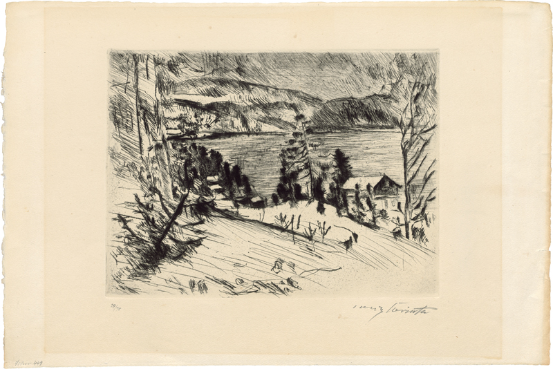 Lot 8076, Auction  126, Corinth, Lovis, Gebirgssee