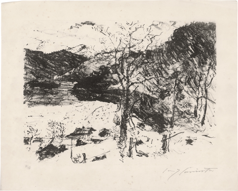 Lot 8080, Auction  126, Corinth, Lovis, Vorfrühling im Gebirge