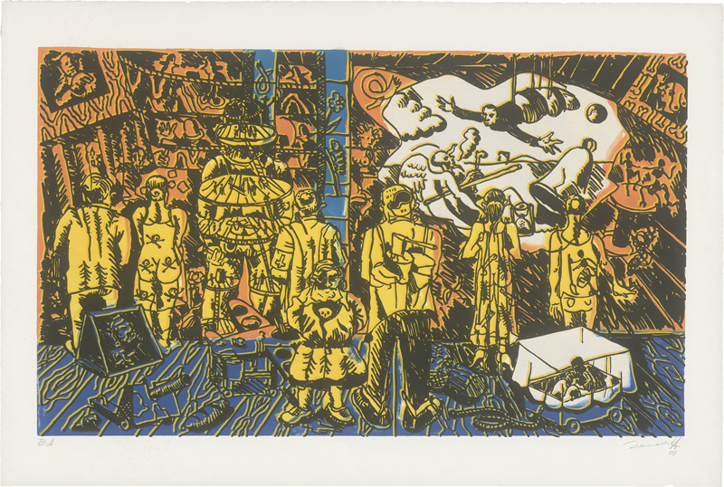 Lot 8132, Auction  126, Immendorff, Jörg, The Rake's Progress