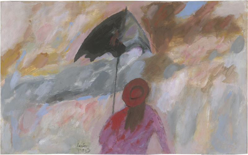 Lot 8157, Auction 126, Laabs, Hans, Frau mit Schirm